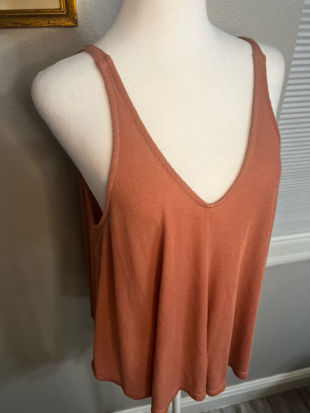 Free People Dani Tank Heather oversized Wind Blush ribbed NWT Small
Oversized - Picture 9 of 10